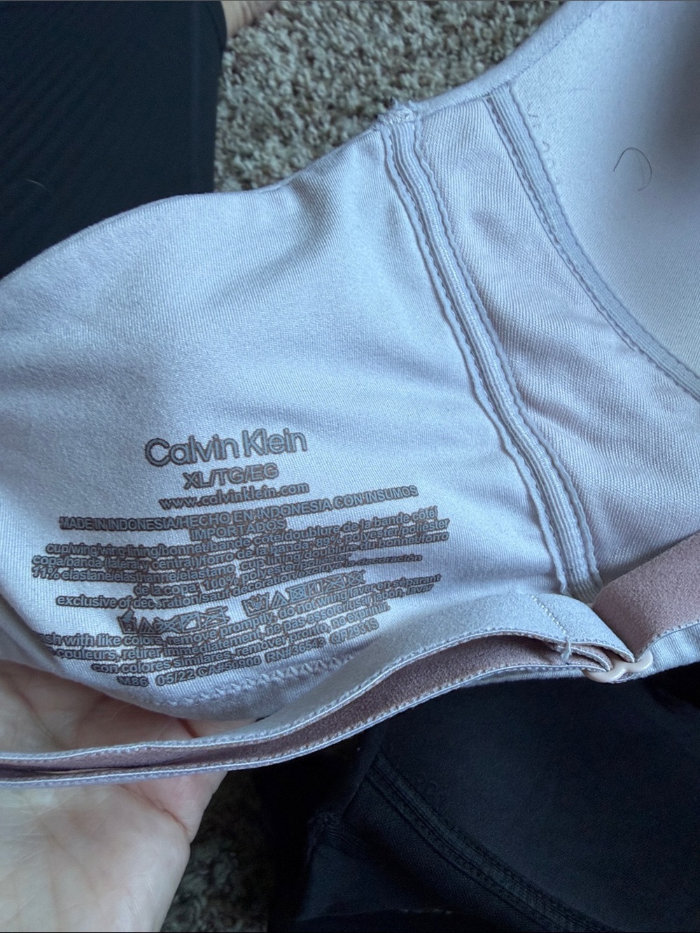 Calvin Klein Seamless T-Shirt Bra Trio - Black, White & Nude - Picture 3 of 4